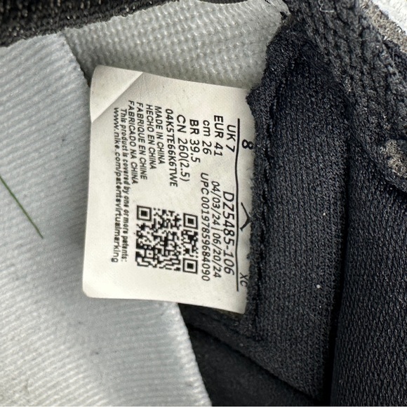 Nike Air Jordan 1 Retro High OG White Black Varsity Red DZ5485-106 Men’s Size 8 - Picture 8 of 9